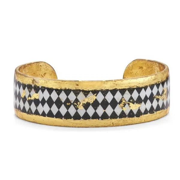 Harlequin Black and White Cuff