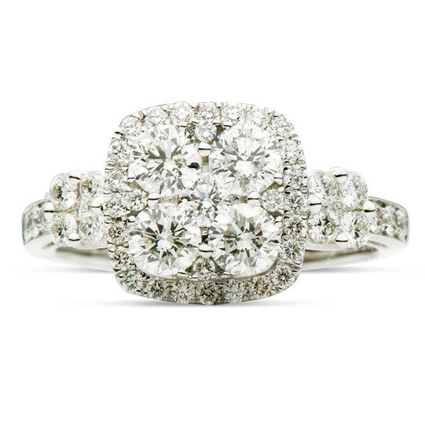 Fashion Diamond Cluster Ring